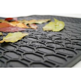 Gummi Fußmatten passend für VW Passat B6 B7 3C CC Gummimatten /Geruchsneutral) Matten Set 4-teilig Schwarz