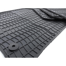 Gummi Fußmatten passend für Audi Q5 (8R) Allwetter Gummifußmatten Geruchsneutral 4-teilig schwarz inkl. Befestigung