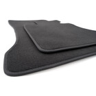 Fußmatten passend für BMW 5er E60 E61 Velours Nubuk Premium Autoteppich in Original Qualität Schwarz 2.teilig