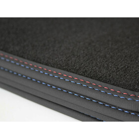 Fußmatten für BMW 5er F10 F11 M5 Premium Qualität Velours Autoteppich Tuning 4-teilig schwarz NEU