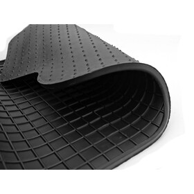 Gummimatten passend für Skoda Rapid ab 2012 / Rapid Spaceback ab 2013 Gummi Fußmatten 4-teilig schwarz Automatten NEU