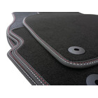Fußmatten passend für Audi A6 S6 RS6 4F C6  Velours Matten Premium Qualität 4-teilig Doppelnaht Autoteppiche