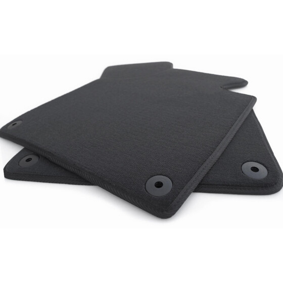 Norauto Universal Autoteppich in Schwarz, Auto Textil Fußmatte für vorne, 1  Stück - ATU