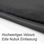 Fußmatte passend für VW Golf 7 8 (alle Modelle) Velours Premium Automatte Fahrerseite - schwarz