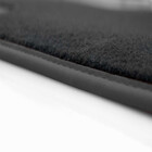 Fußmatten passend für VW Golf 7 8 (alle) Velours Premium Matten Automatten Original Befestigung, 2-teilig Schwarz