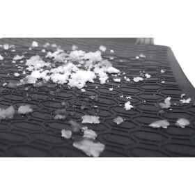 Gummimatten passend für Skoda Fabia III (2014-2021) Vollgummi Fußmatten 4-teilig schwarz Geruchsneutral