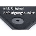Fußmatten für Opel Mokka A Velours Matten in Original Qualität Automatten, 4-teilig, schwarz