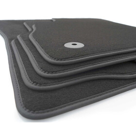 Fußmatten für Opel Crossland (alle) Velours Premium Automatten Matten Set Original Qualität 4-teilig schwarz