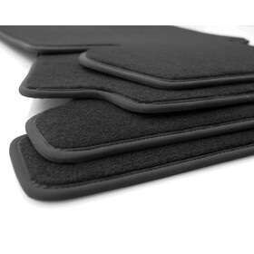Fußmatten passend für BMW 8er (E31) Premium Automatten 4-teilig Velours Matten in Original Qualität Schwarz