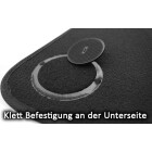 Fußmatten passend für BMW 4er F33 F83 Premium Qualität Automatten 4-teilig Velours schwarz Doppelnaht Rot Blau