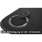 Fußmatten für 5er BMW G30 Limousine & Touring G31 (ab 2017) Velours Matten Autoteppich Original Qualität Automatten 4-teilig Schwarz inkl. Klett Befestigung