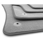 Fußmatten passend für VW Touran 2 (5T) ab 2015 Premium Qualität Automatten 4-teilig, Velours grau