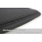 Fahrermatte passend für Skoda Scala / Kamiq Fußmatte Fahrerseite einzlen, Velours schwarz