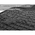 Gummimatten passend für Peugeot Partner - Allwetter Gummi Fußmatten Geruchsneutral 2-teilig Schwarz