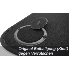 Fußmatten für Mini Electric F56 ab 2020 Velours Autoteppich Matten Set Original Qualität 4-teilig Schwarz
